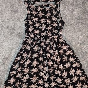 Black Floral Summer Dress